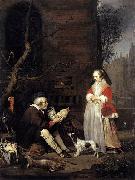 Gabriel Metsu The Poultry Seller France oil painting artist